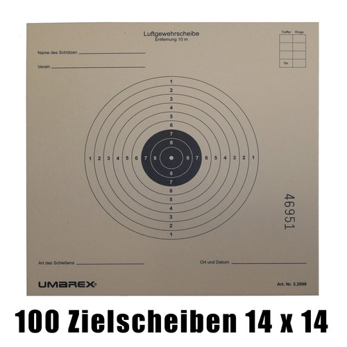 100er pack luftgewehrscheiben - 100er,