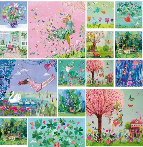 Mila marquis postkarte 14x14 - mila,