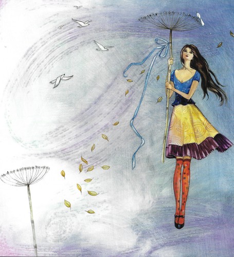 Postkarte frau - x, 14