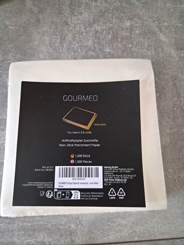 Gourmeo backpapier zuschnitte - gourmeo, backpapier-zuschnitte